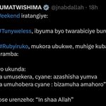 Minister Utumatwishima praised the song “Inshallah” by The Ben, and gave advice to the youth