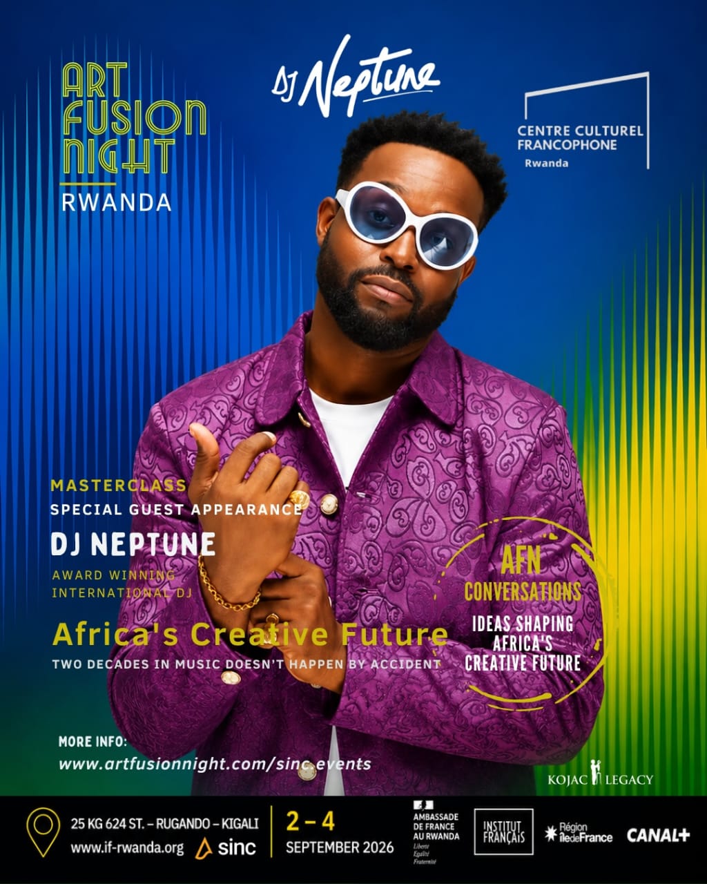 Art Fusion Night Rwanda is going to bring together in Kigali celebrities in music and great people in the cultural industry